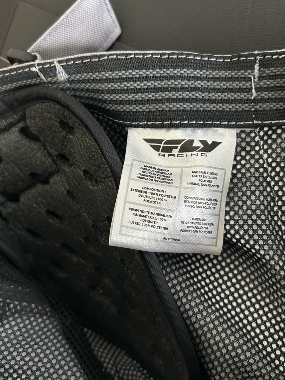 NEW FLY RACING F-16 Youth Motocross Pants Grey/Blue - Picture 6 of 12